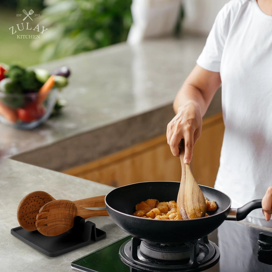 Utensil Rest with Drip Pad