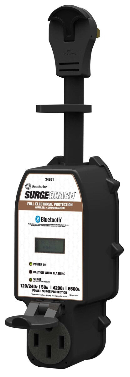Southwire Surge Guard Portable 50-Amp 120/240-Volt Bluetooth-Capable Surge Protector