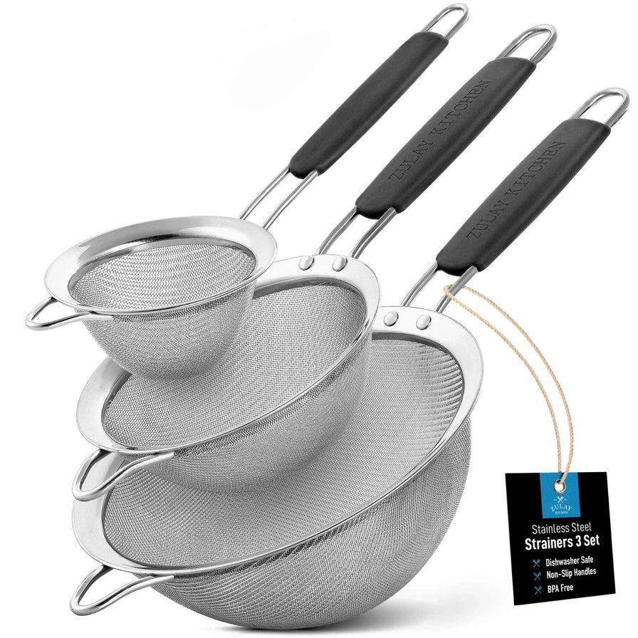 Strainer - Stainless Steel - Set of 3