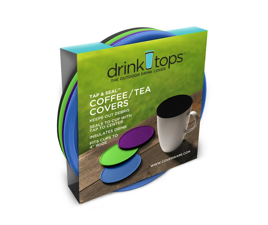 Drink Tops - Coffee/Tea Cup Covers 4pk