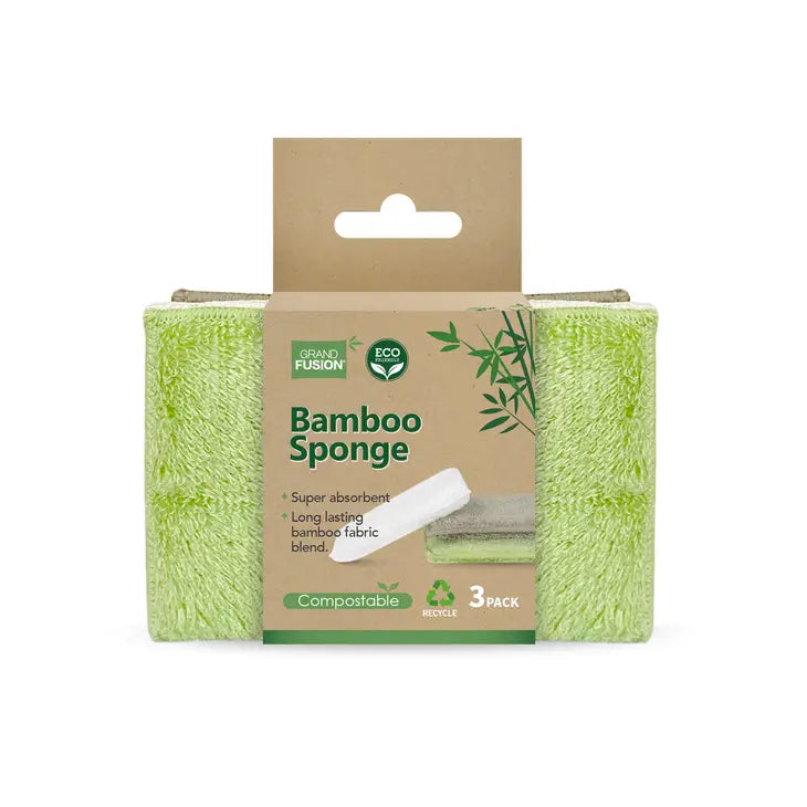 Bamboo Sponge 3 pack