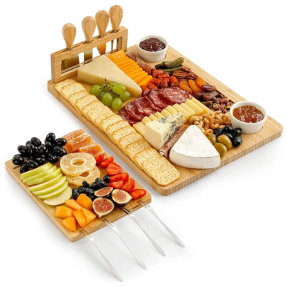 Charcuterie Board with Knife Set