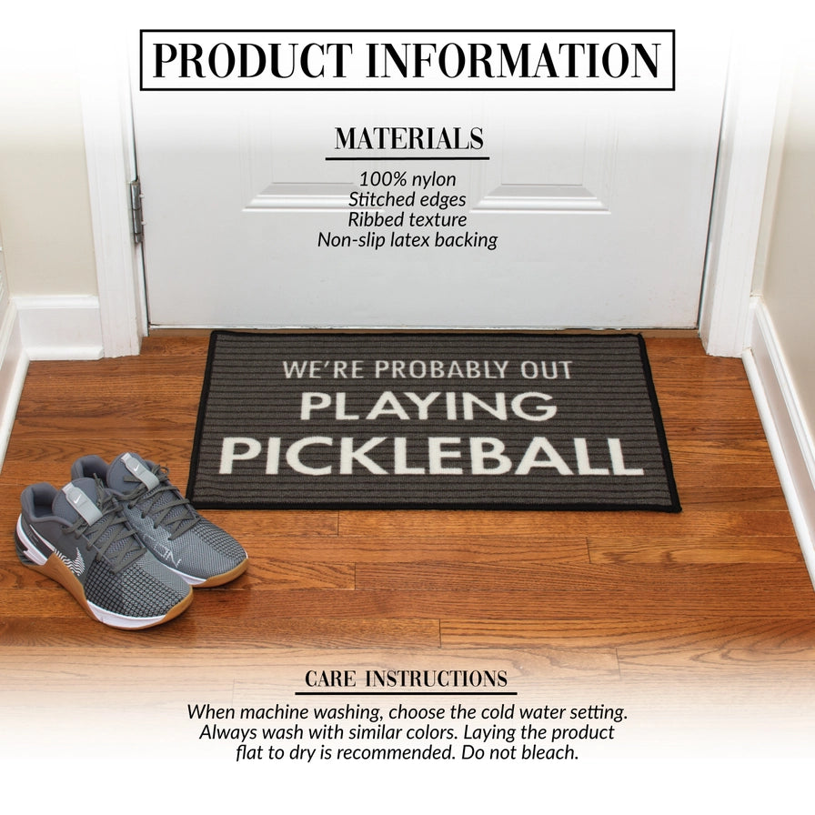 Floor Mat - Pickleball