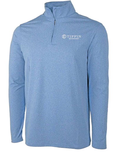 Pullover - Men's Heathered Eco-Logic Stretch Quarter Zip