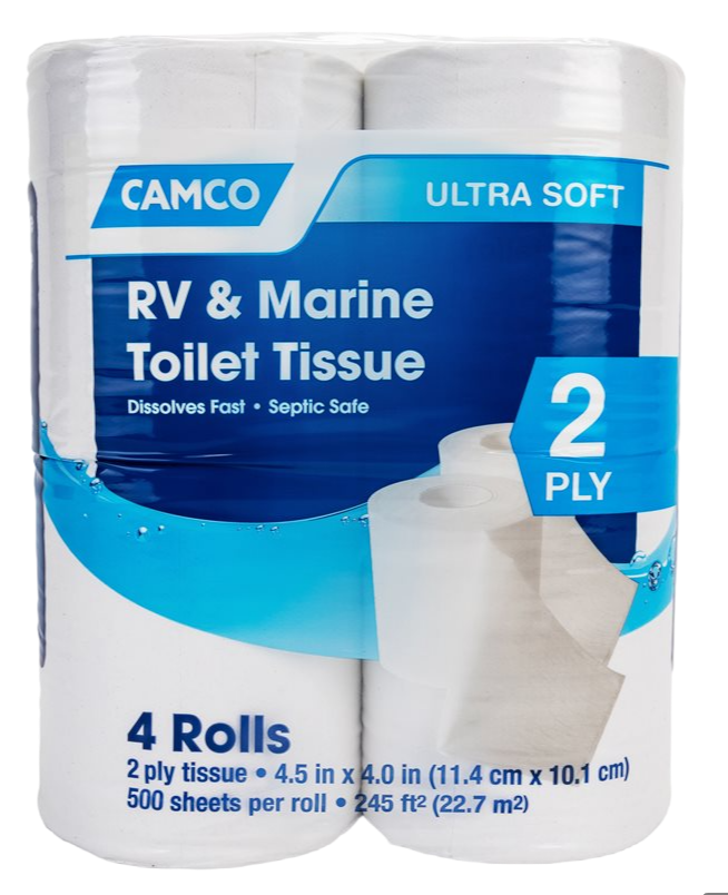 Toilet Paper for RV 2-ply 4-pack