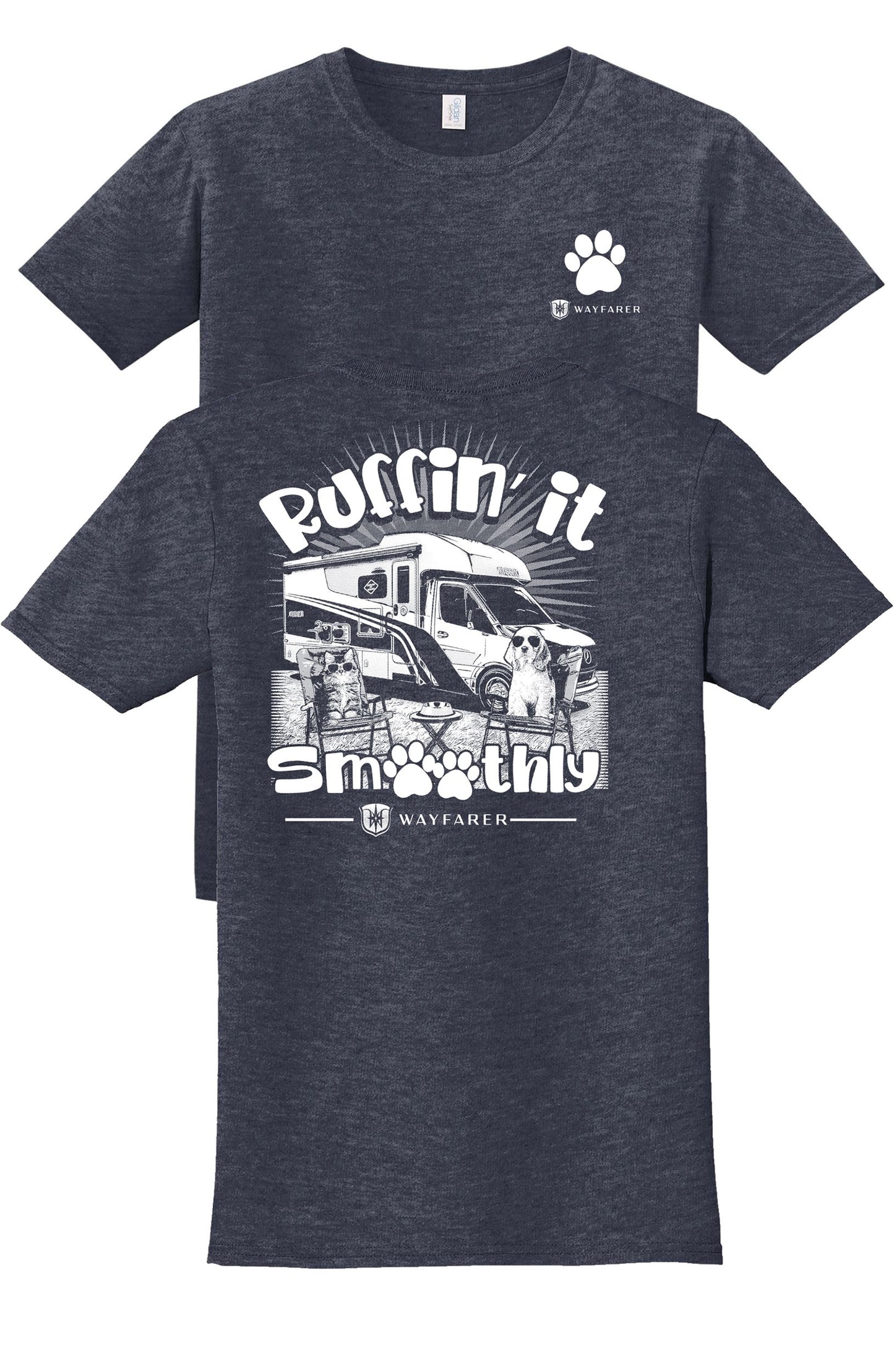 TShirt - Wayfarer  Ruffin' It Smoothly Pet