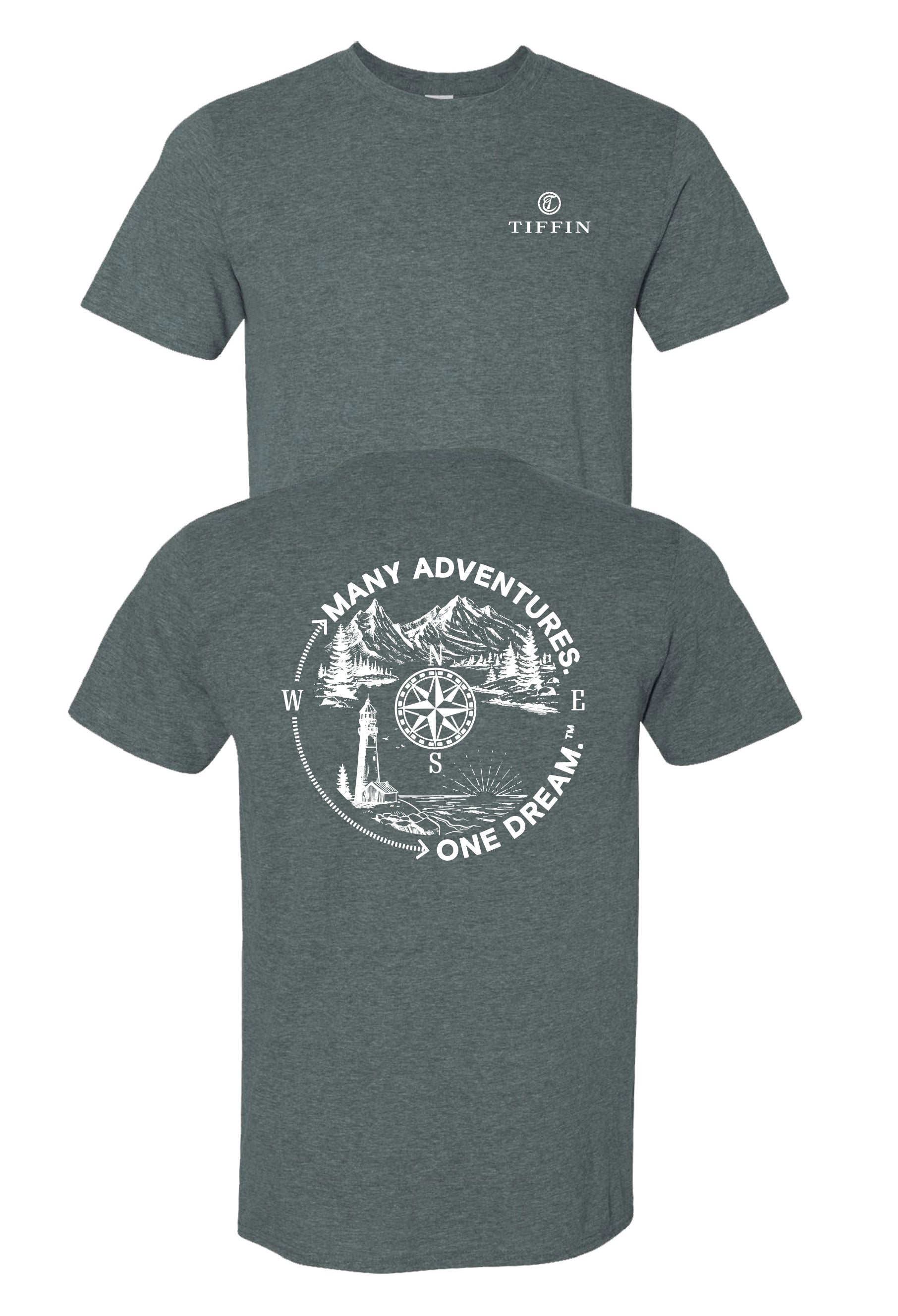 TShirt - Many Adventures SoftStyle - LIMITED – Tiffin Allegro Club ...